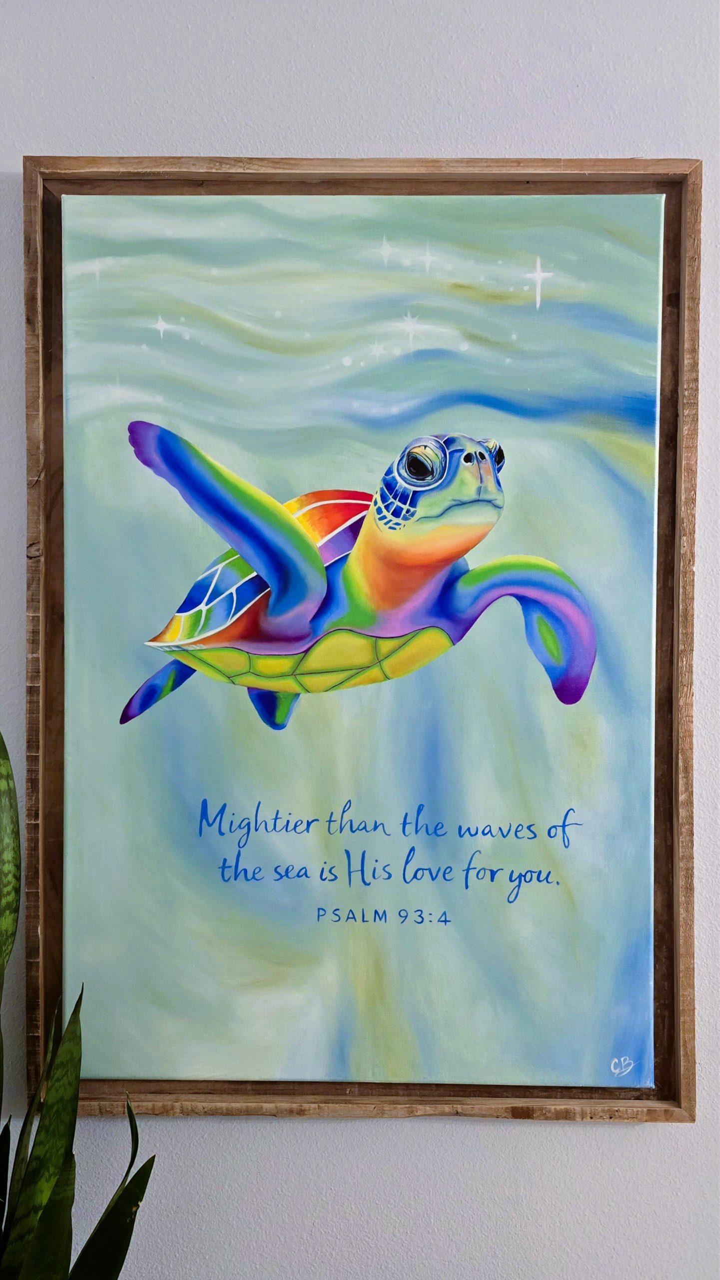 Rainbow Sea Turtle