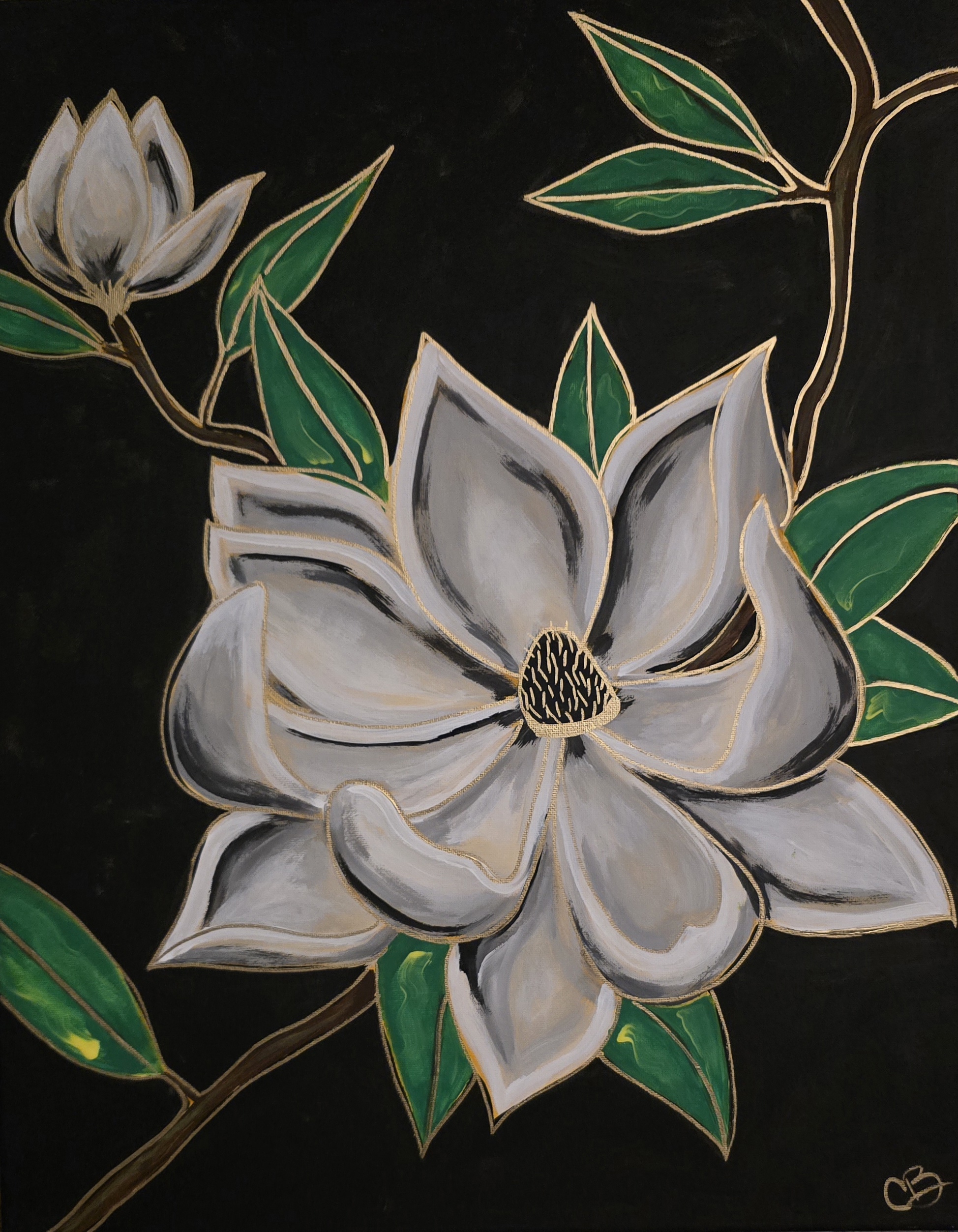 Black & White Magnolias